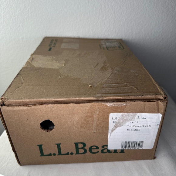 LL Bean Duck Boots 6” Brown and Tan Men’s 10.5 D New with flaw - Picture 8 of 9